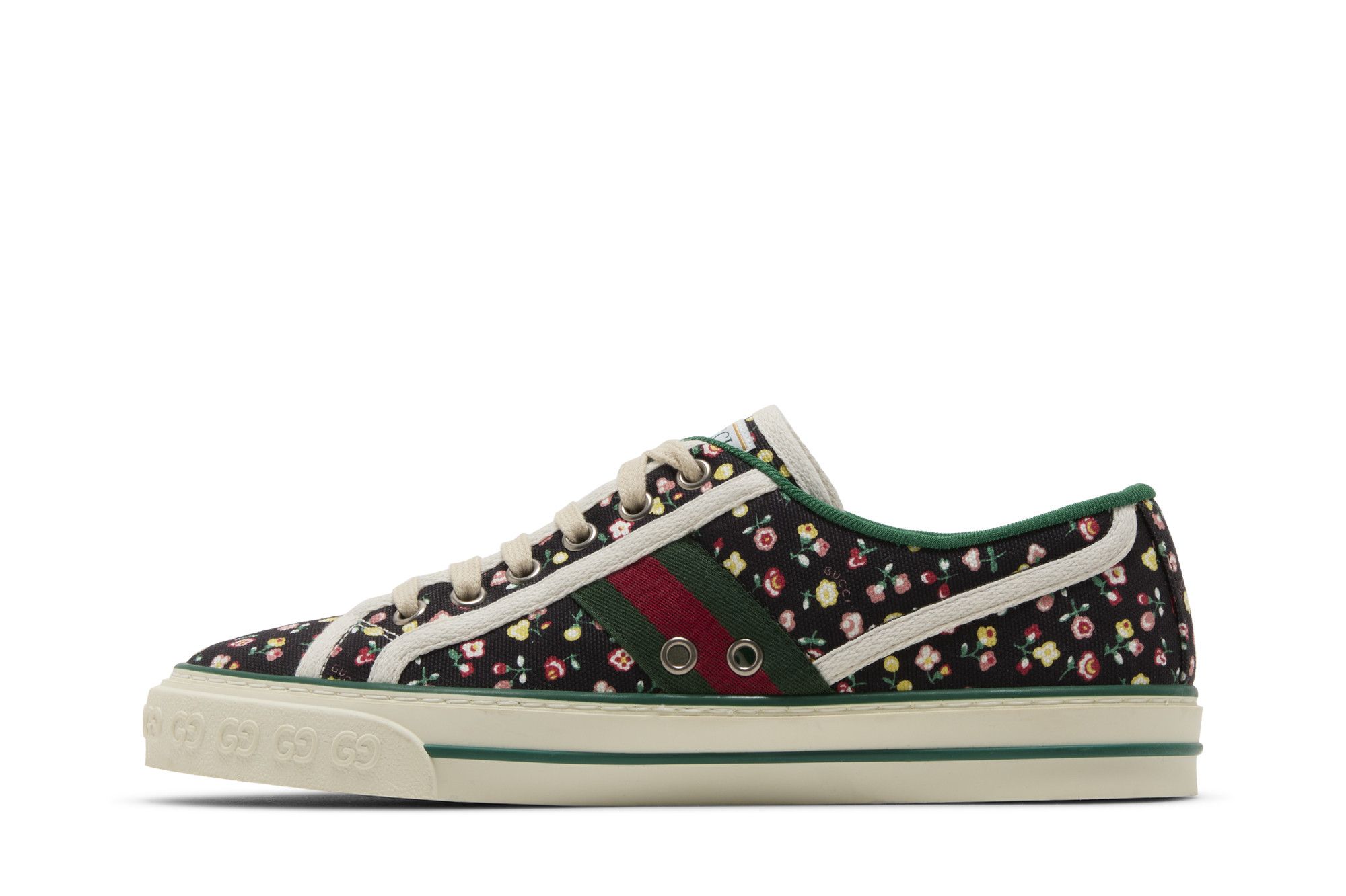 Lookbook GUCCI古馳 Tennis 1977 Liberty London 運動 時尚板鞋 女款 紅黑綠
