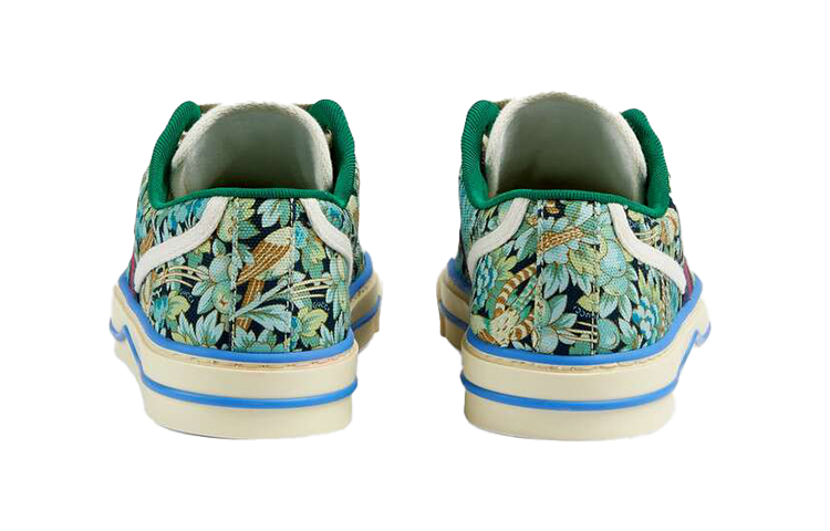 Shop (Women) Liberty of London x Gucci Tennis 1977 'Floral - Light Blue Green' 606110-2H930-4862