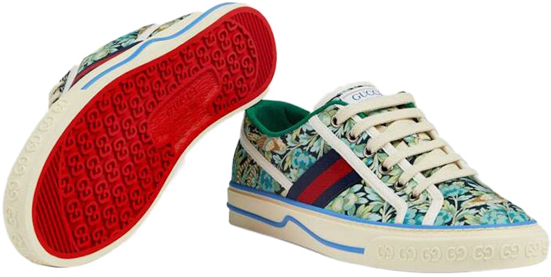 (Women) Liberty of London x Gucci Tennis 1977 'Floral - Light Blue Green' 606110-2H930-4862 Purchase (Women) Liberty of London x Gucci Tennis 1977 'Floral - Light Blue Green' 606110-2H930-4862