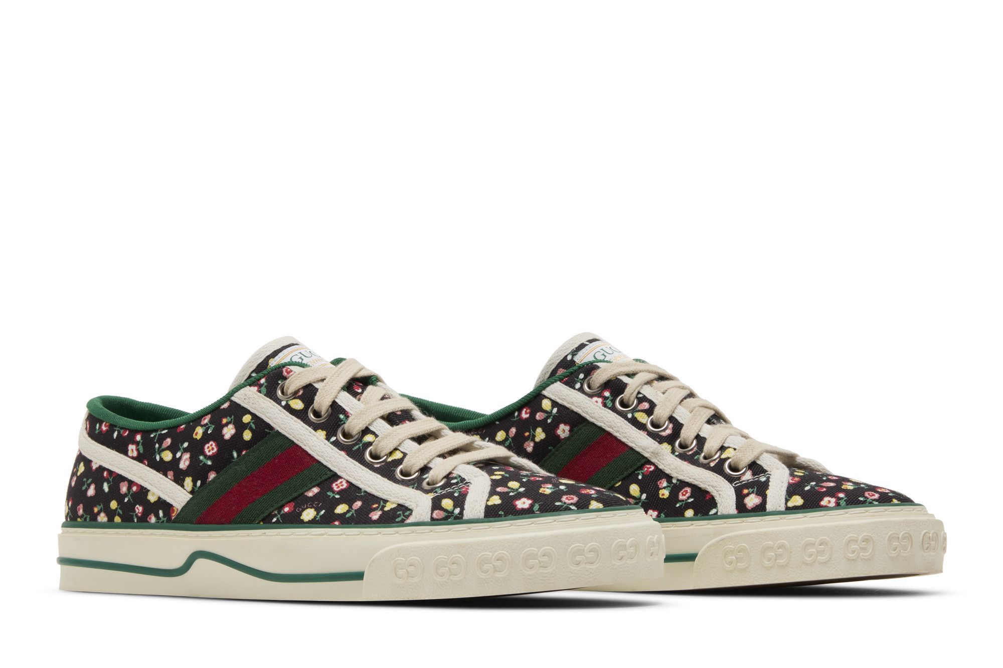 Cheap GUCCI古馳 Tennis 1977 Liberty London 運動 時尚板鞋 女款 紅黑綠