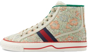 (Women) Liberty of London x Gucci Tennis 1977 High 'Floral - Mint Green' 627838-2I420-3961 (Women) Liberty of London x Gucci Tennis 1977 High 'Floral - Mint Green' 627838-2I420-3961