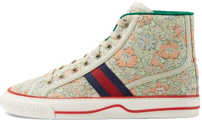 (Women) Liberty of London x Gucci Tennis 1977 High 'Floral - Mint Green' 627838-2I420-3961 Buy (Women) Liberty of London x Gucci Tennis 1977 High 'Floral - Mint Green' 627838-2I420-3961