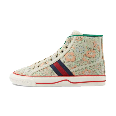 (W) Liberty of London Gucci Tennis 1977 High 'Floral - Mint Green'