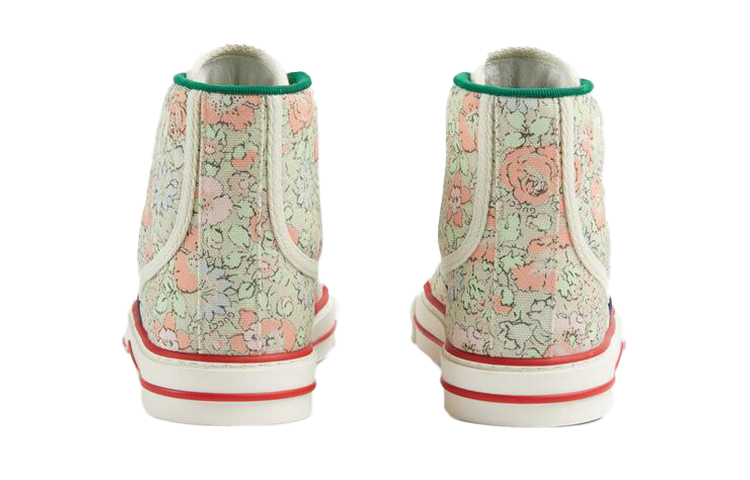 Shop (W) Liberty of London x Gucci Tennis 1977 High ''Blumen - Mintgrün'' 627838-2I420-3961