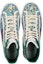 Shop (W) Liberty of London x Gucci Tennis 1977 Tinggi 'Floral - Biru Hijau Muda' 627838-2H920-4861