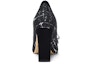 Shop (W) Lily Wei 'Tumit Blok Hujung Petak Renda Hitam Perancis' M1-083