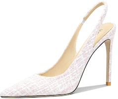 (Women) Lily Wei 'Textile French-Style Cap-Toe' NN-483 (Women) Lily Wei 'Textile French-Style Cap-Toe' NN-483