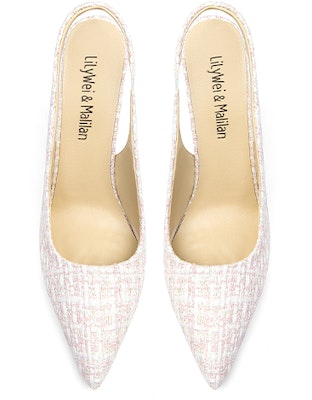 (Women) Lily Wei 'Textile French-Style Cap-Toe' NN-483 Lookbook (Women) Lily Wei 'Textile French-Style Cap-Toe' NN-483