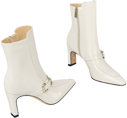 (W) 릴리 웨이 메탈릭 앵클부츠 (화이트) M2-060 Lookbook (W) 릴리 웨이 메탈릭 앵클부츠 (화이트) M2-060