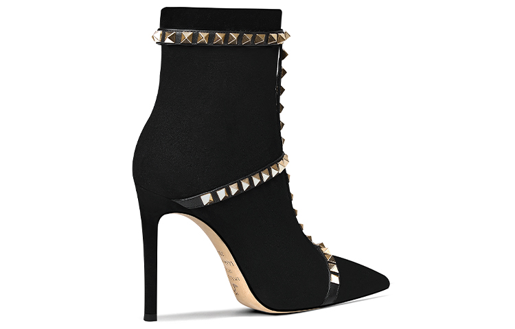 Order (W) 릴리 웨이 앵클부츠 '흑요석 스터드 블랙' (55 characters) X-037-a