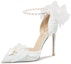 Buy (W) Lily Wei Biru Mutiara-Tali Ankle Tumit Runcing Stiletto 10cm 'Hujung Minggu Mesra' NN-403