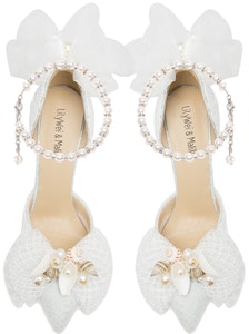 (W) (レディース)Lily Wei ブルーパール アンクルストラップ ポインテッドトゥ スティレットヒール 10cm 'ウィークエンド ランデヴー' NN-403 NN-403 Lookbook (W) (レディース)Lily Wei ブルーパール アンクルストラップ ポインテッドトゥ スティレットヒール 10cm 'ウィークエンド ランデヴー' NN-403 NN-403