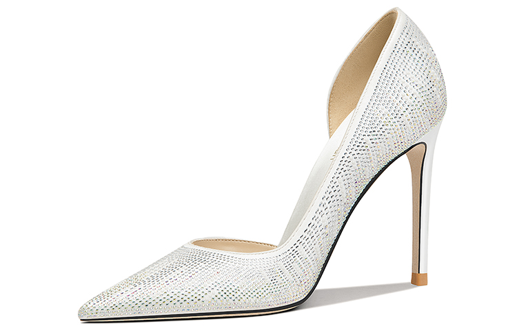 (Women) Lily Wei Bridal Stiletto 'French Crystal Hollow' NN-482