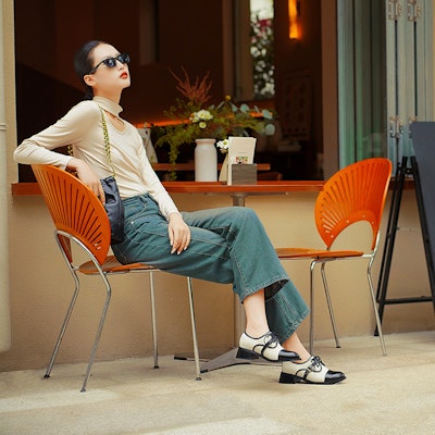 (W) 릴리 웨이 베이지 캐주얼 슈즈 (Lily Wei Beige Casual Shoes) KF-015 Purchase (W) 릴리 웨이 베이지 캐주얼 슈즈 (Lily Wei Beige Casual Shoes) KF-015