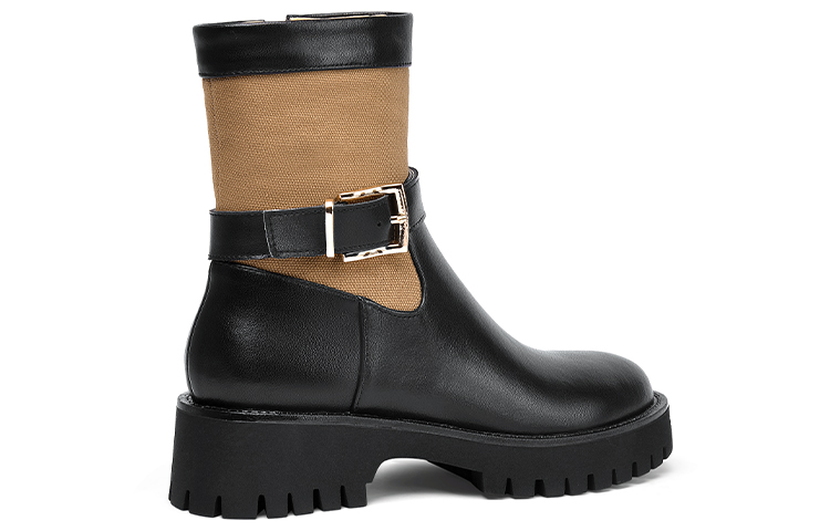 Order (W) But Chelsea Lily Wei 'Kulit Hitam Tapak Tebal dengan Zip Sisi' XPJ-058