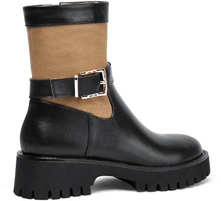 (W) Lily Wei Chelsea Boot 'Kulit Hitam Sol Tebal dengan Resleting Samping' XPJ-058 Order (W) Lily Wei Chelsea Boot 'Kulit Hitam Sol Tebal dengan Resleting Samping' XPJ-058