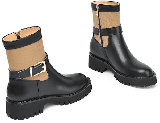 (W) Lily Wei Chelsea Boot 'Kulit Hitam Sol Tebal dengan Resleting Samping' XPJ-058 Lookbook (W) Lily Wei Chelsea Boot 'Kulit Hitam Sol Tebal dengan Resleting Samping' XPJ-058