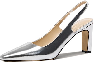 (Women) Lily Wei Chunky Heel Elastic Band Comfort 7.5cm 'Solid Color' L-049 (Women) Lily Wei Chunky Heel Elastic Band Comfort 7.5cm 'Solid Color' L-049