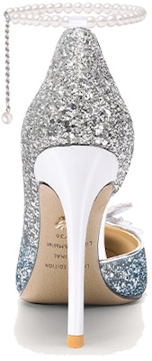 (Women) Lily Wei Cinderella 'Blue Gradient Glitter Leather Rhinestone Pearl Buckle High Heels' NN-196 Shop (Women) Lily Wei Cinderella 'Blue Gradient Glitter Leather Rhinestone Pearl Buckle High Heels' NN-196