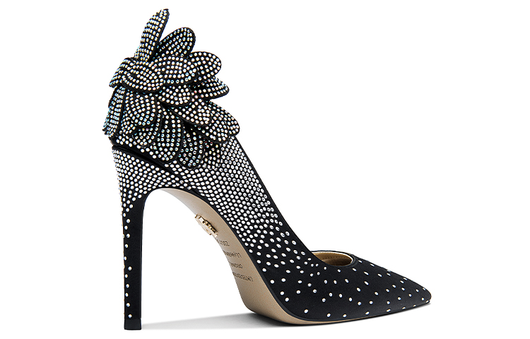 Order (W) Lily Wei Clásico Stiletto 'Rosa Montaña Negro' NN-386