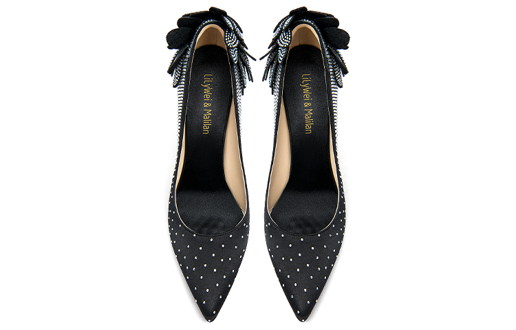 Lookbook (W) Lily Wei Clásico Stiletto 'Rosa Montaña Negro' NN-386