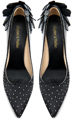 (Women) Lily Wei Classic Stiletto 'Mountain Rose Black' NN-386 Lookbook (Women) Lily Wei Classic Stiletto 'Mountain Rose Black' NN-386