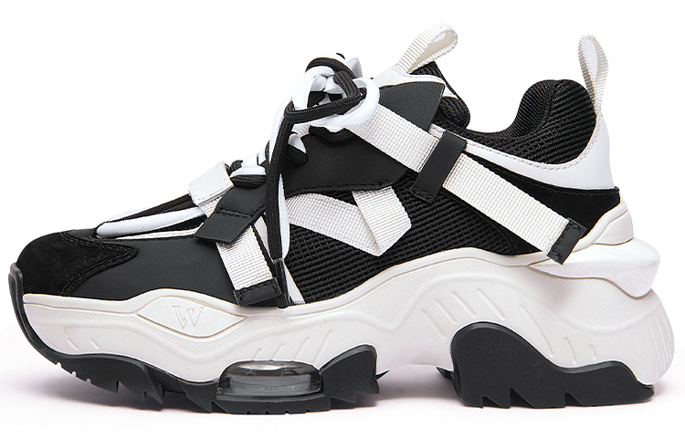 Order (W) Lily Wei 厚底低筒老爹鞋 4公分 '黑色增高鞋' YN001