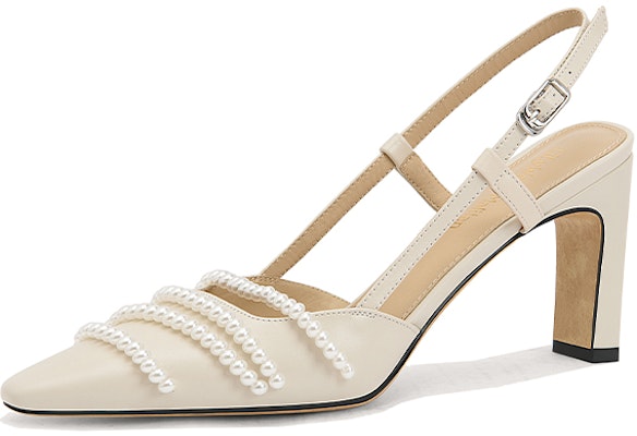 (Women) Lily Wei Dream of Jiangnan High Heels 'Apricot Pearl Cut-Out Buckle Strap' L-063 Buy (Women) Lily Wei Dream of Jiangnan High Heels 'Apricot Pearl Cut-Out Buckle Strap' L-063