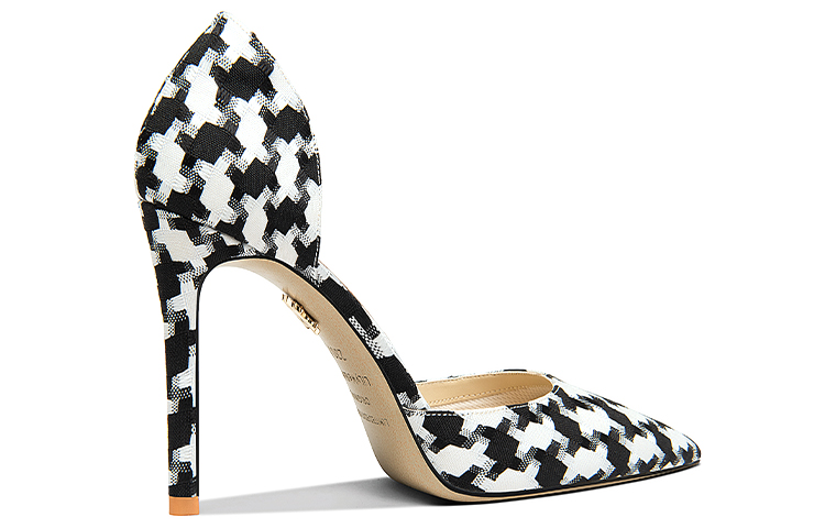 Order 莉莉蔚 織物 舒適休閒 細跟 高跟鞋 女款 黑色