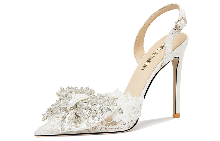 (Women) Lily Wei Fabric Pumps 'Fairy Lace Butterfly Bow' NN-397