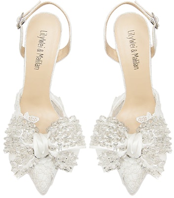 (W) 릴리웨이 페어리 레이스 나비 리본 펌프스 (Lily Wei Fairy Lace Butterfly Ribbon Pumps) NN-397 Lookbook (W) 릴리웨이 페어리 레이스 나비 리본 펌프스 (Lily Wei Fairy Lace Butterfly Ribbon Pumps) NN-397