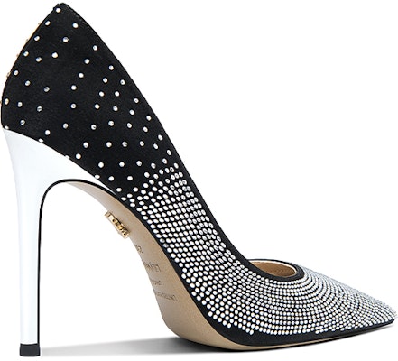 (W) Lily Wei Kain Sepatu Tinggi Bintang Laut 'Rhinestone Hitam' NN-384 Order (W) Lily Wei Kain Sepatu Tinggi Bintang Laut 'Rhinestone Hitam' NN-384