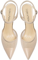 Lily Wei 織物 氣質優雅 細跟 高跟鞋 10cm 女款 香檳色 Lookbook Lily Wei 織物 氣質優雅 細跟 高跟鞋 10cm 女款 香檳色