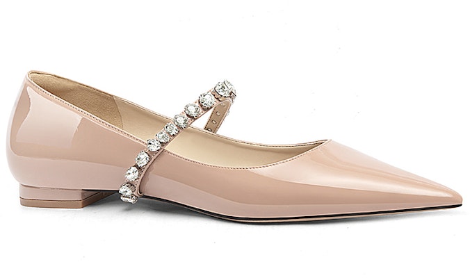 (W) Lily Wei Flats 'Jelly Patent Warna Nude' NN-458-a Order (W) Lily Wei Flats 'Jelly Patent Warna Nude' NN-458-a