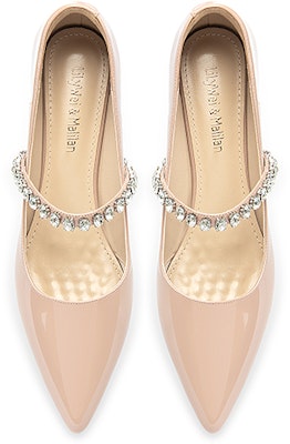 (W) Lily Wei Flats 'Jelly Patent Warna Nude' NN-458-a Lookbook (W) Lily Wei Flats 'Jelly Patent Warna Nude' NN-458-a