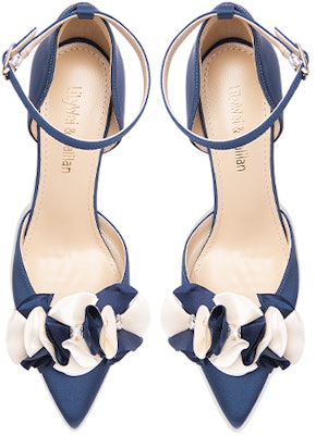 (W) 릴리 웨이 힐 '블루 큐빅 플로럴' NN-554 Lookbook (W) 릴리 웨이 힐 '블루 큐빅 플로럴' NN-554