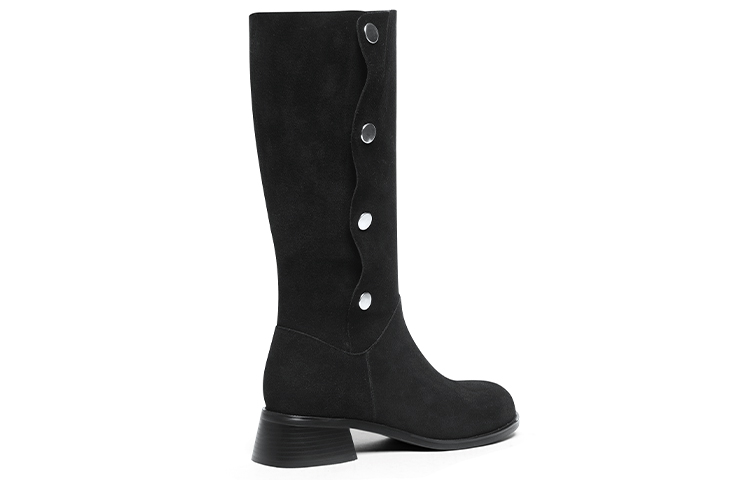 (W) Lily Wei High-Top Boot 'Trendy Button Versatile' 圖 6