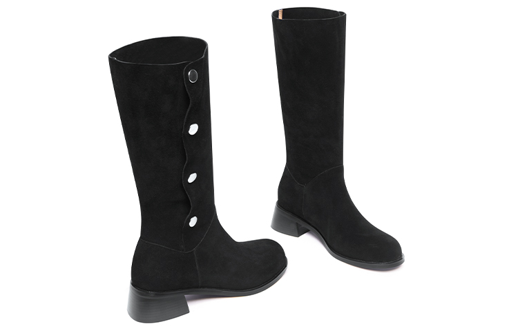 (W) Lily Wei High-Top Boot 'Trendy Button Versatile' 圖 7