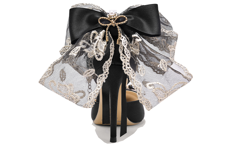 Shop (W) 릴리웨이 블랙 비즈 리본 보 힐
(Lilli Wei Beullaek Bizeu Ribon Bo Hil) NN-186