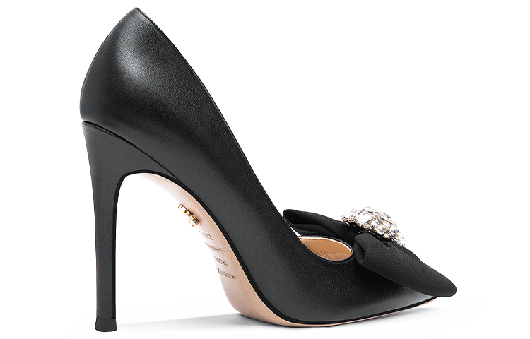 Order (W) 莉莉薇高跟鞋 '黑色蝴蝶结水钻' NN-541