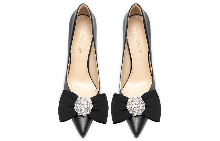 Lookbook (W) 莉莉薇高跟鞋 '黑色蝴蝶结水钻' NN-541