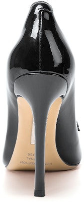 (W) Lily Wei Tacón Alto 'Negro Charol con Diamantes de Imitación Franceses' NN-198 Purchase (W) Lily Wei Tacón Alto 'Negro Charol con Diamantes de Imitación Franceses' NN-198