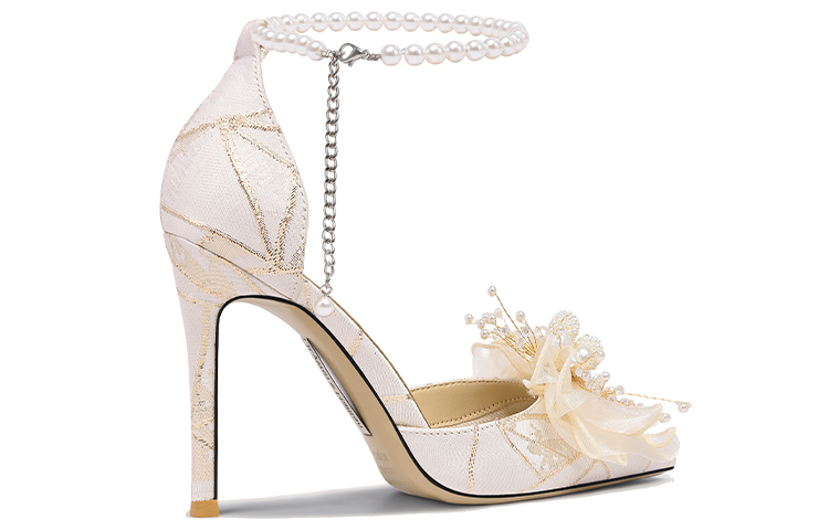 Order (W) (女性用) リリィウェイ ハイヒール「シャンパンパールリボン」NN-254 NN-254