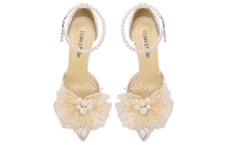 Lookbook (W) (女性用) リリィウェイ ハイヒール「シャンパンパールリボン」NN-254 NN-254