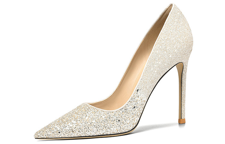 (Women) Lily Wei High Heel 'Champagne Sequin' NN-059