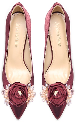 (W) Lily Wei Tacón Alto 'Flores con Pedrería' NN-534 Shop (W) Lily Wei Tacón Alto 'Flores con Pedrería' NN-534