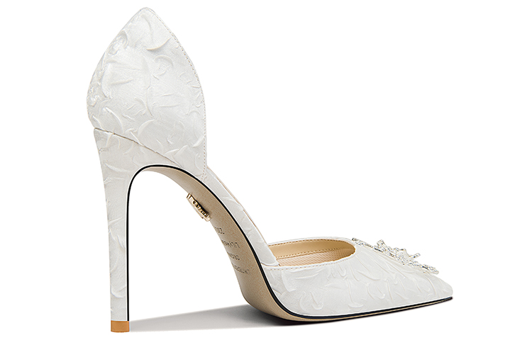 Order (W) Lily Wei Tumit Tinggi 'Permata Fesyen Perancis - Putih' NN-490