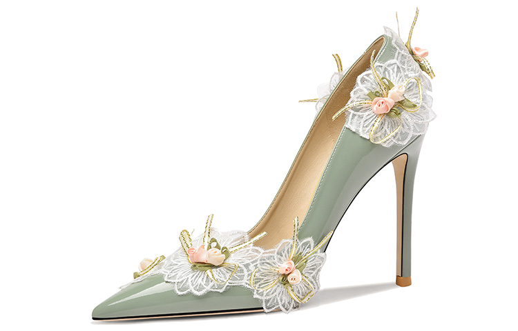 (Women) Lily Wei High Heel 'Jasmine Green' NN-225