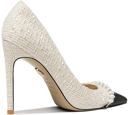 (W) (女性用)リリー・ウェイ ハイヒール「パールアクセント - ホワイト」NN-430 NN-430 Order (W) (女性用)リリー・ウェイ ハイヒール「パールアクセント - ホワイト」NN-430 NN-430