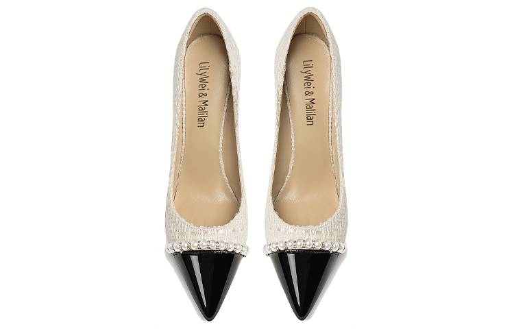 Lookbook (W) （女性用）リリー・ウェイ ハイヒール「パールアクセント - ホワイト」NN-430 NN-430